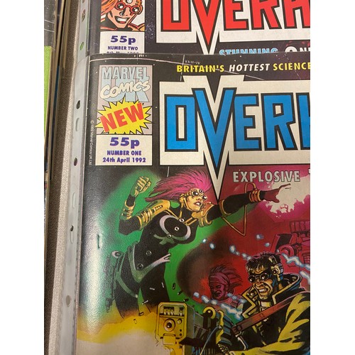 186 - Collection of Overkill Marvel comics to include 1st issue.