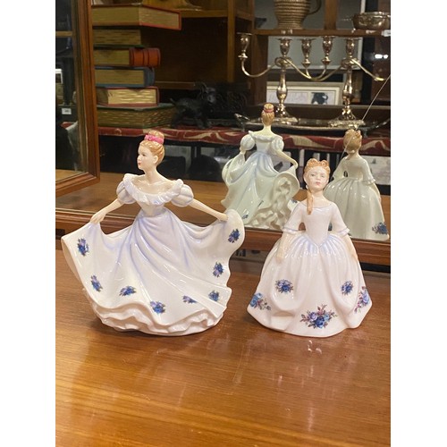 20 - 2 Royal Doulton figurines - Kathy, Moonlight Rose