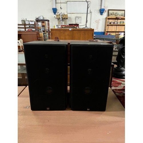 566 - pair of good quality dual speakers