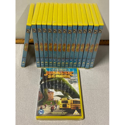 631 - 16 x Jurassic School dvds.