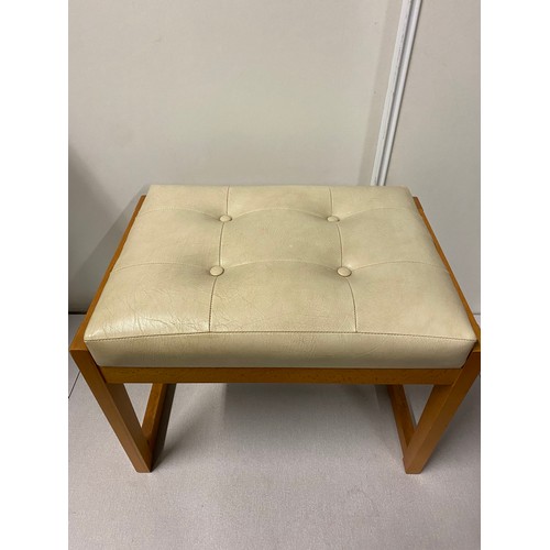 63 - Vintage mid century stool.