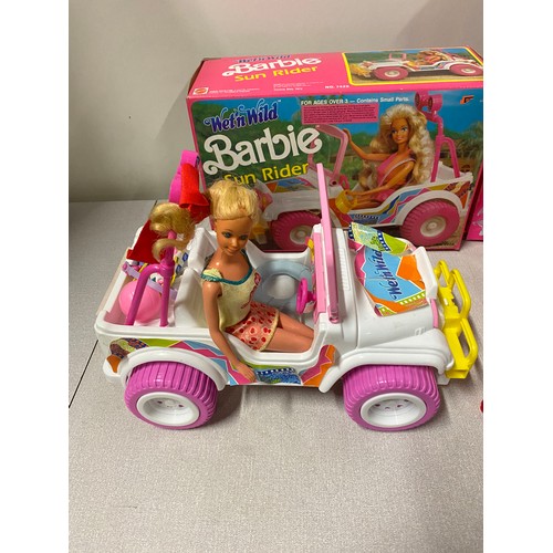 304 - Boxed Wet n Wild Barbie sun rider with accessories along with boxed Sindy Tiffany Sindy's horse & Je... 