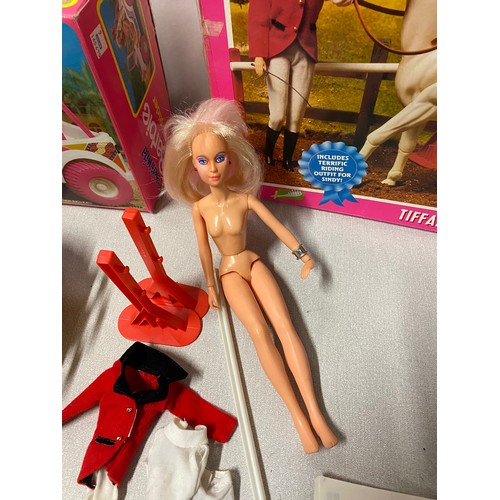 304 - Boxed Wet n Wild Barbie sun rider with accessories along with boxed Sindy Tiffany Sindy's horse & Je... 