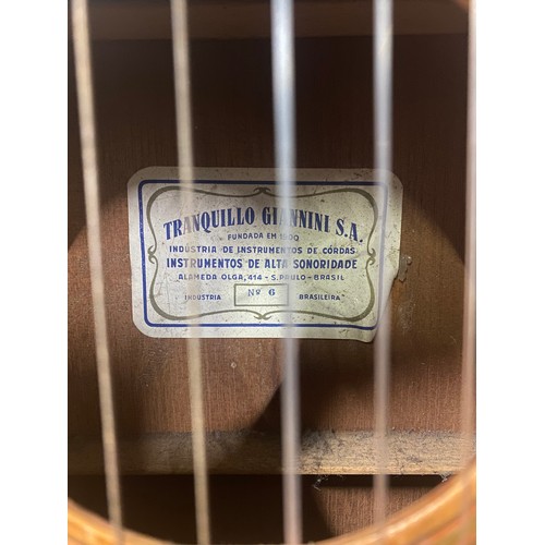 313 - Vintage Spanish guitar and case.