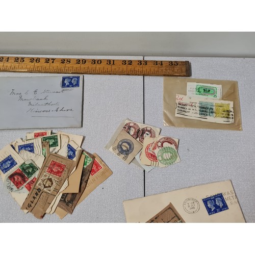 34A - Collection of old stamps - unsorted Victorian and various others to include Penny Red and various un... 