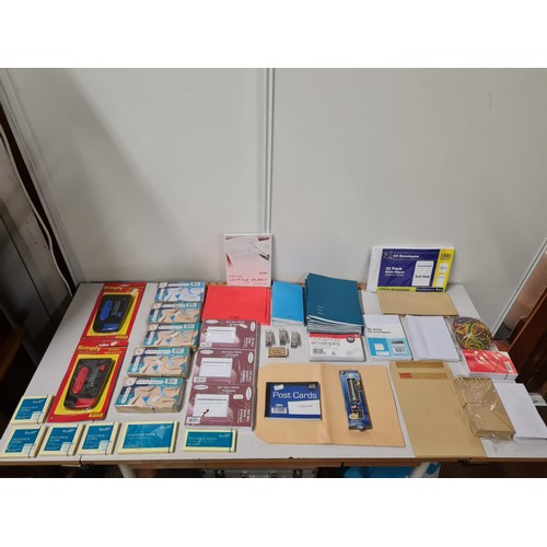 557 - Selection of new stationary to include post it notes and envelopes etc.