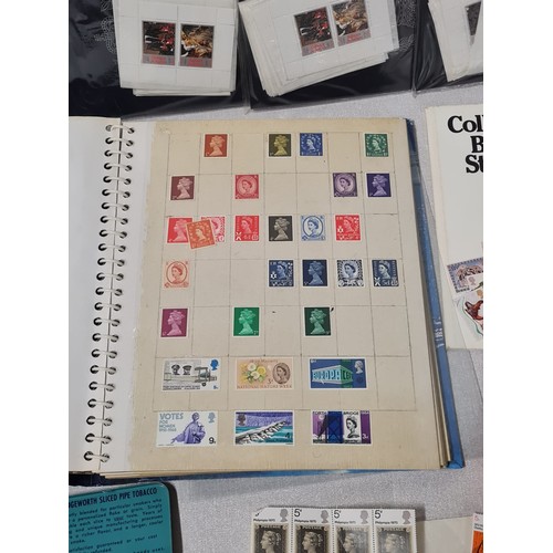 191A - Collection of collectors stamps  mint from Mid Century and early Stanley Gibbons Philately equipment... 