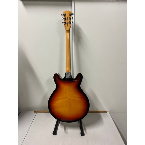 51 - Vintage Japanese made Kawai Sunburst electric guitar.