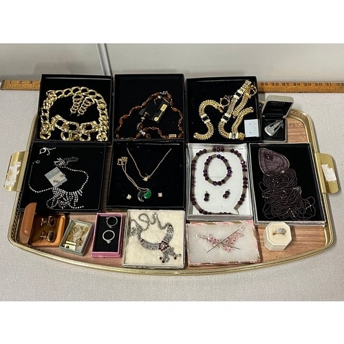 65 - Qty of new boxed high quality costume jewellery.