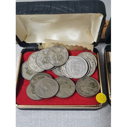 187 - Qty of silver 3 pence coins and qty of vintage shillings etc.