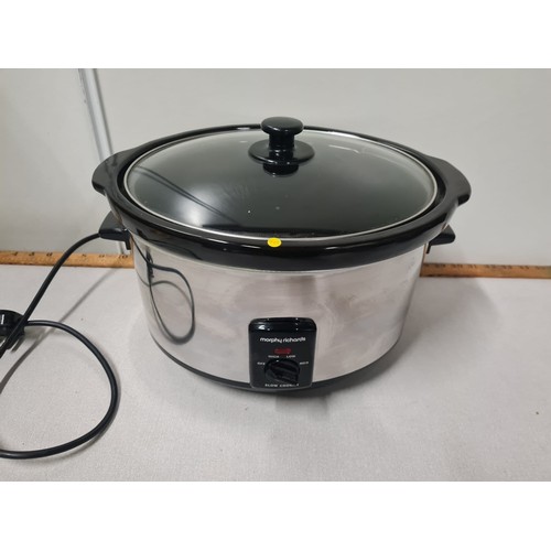 438 - Morphy Richards 6.5l slow cooker.