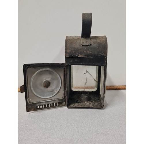 17 - Antique coach lantern.
25cm h