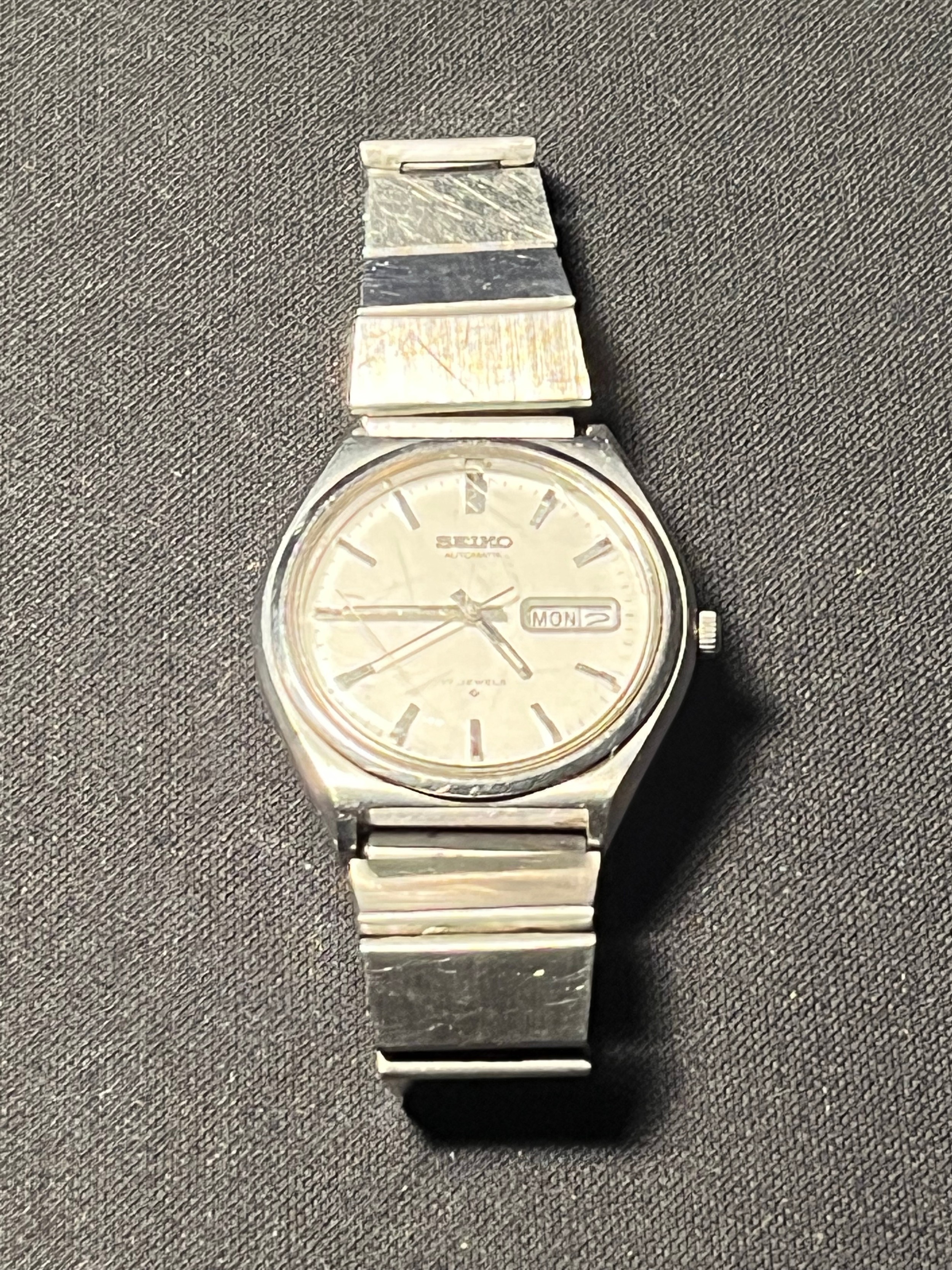 Vintage 1970's/80's Seiko 6309-8300 automatic wrist watch.