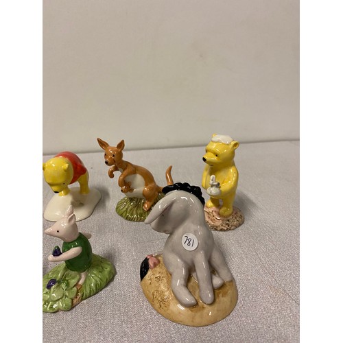 66 - Collection of 10 Royal Doulton Winnie The Pooh collection figurines.