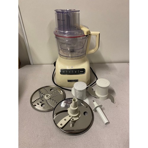 169 - KitchenAid food processor with accessories.