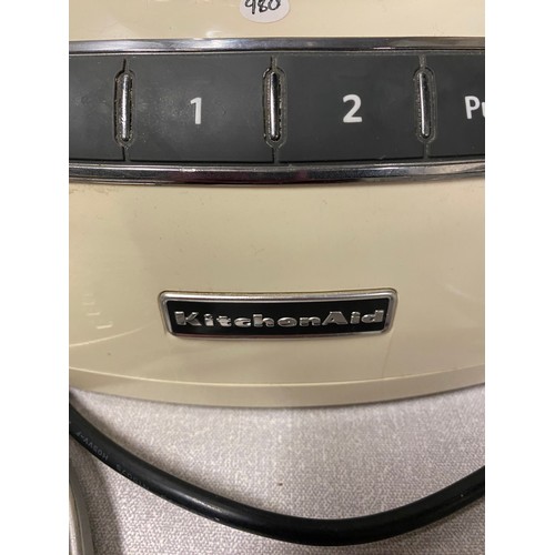 169 - KitchenAid food processor with accessories.