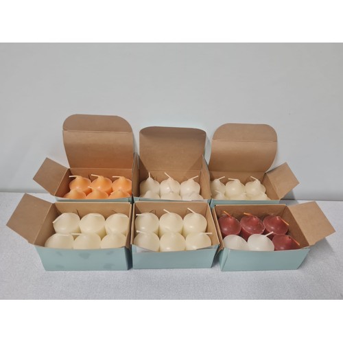 331 - 6 boxes of Partylite scented candles.