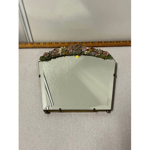 172 - Vintage Barbola mirror.
30cm x 28cm