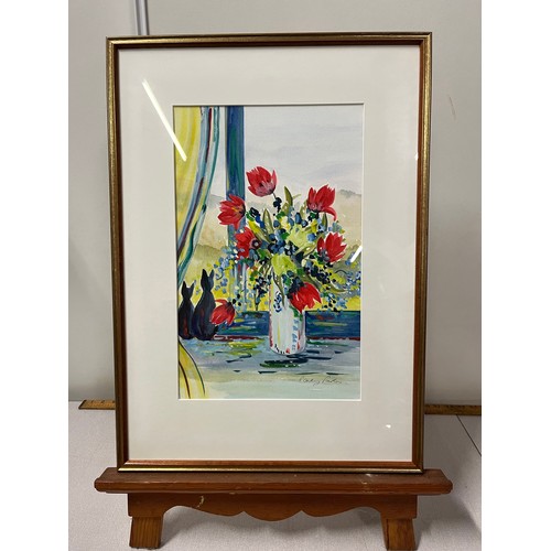 124 - original watercolour, gouache by poppy parker titled celebration
59cm x 43cm