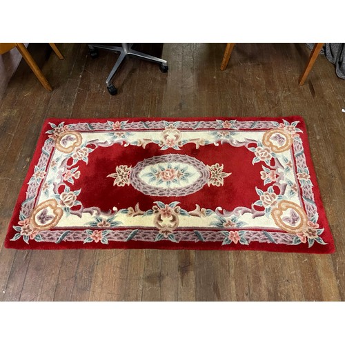 133 - hand made 100% wool chinese rug