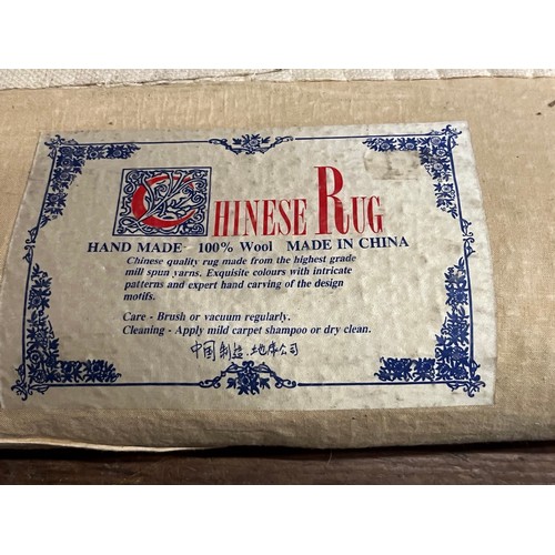 133 - hand made 100% wool chinese rug