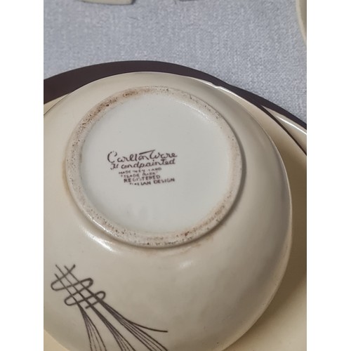 146 - Vintage Carlton Ware Australian design teaset to include toast rack etc