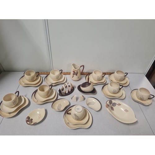 146 - Vintage Carlton Ware Australian design teaset to include toast rack etc