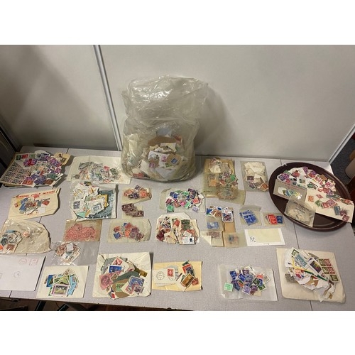 107 - Large collection of world stamps to include USA, UK and Commonwealth etc.