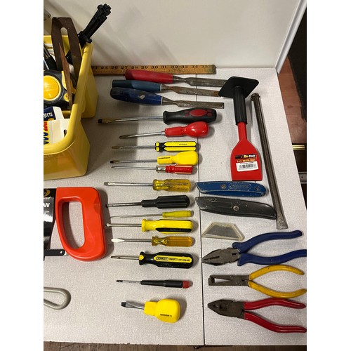 161 - Large selection of new tools etc. to include hacksaw and screwdrivers etc.