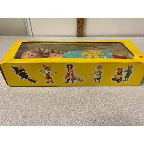 3 - 2 vintage boxed Pelham puppets.