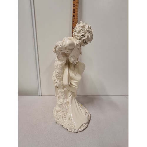 15 - Past Times Mucha Art Nouveau style statue.
42cm h