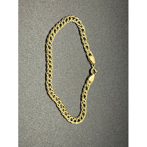 100C - 9ct gold bracelet 
2.19g