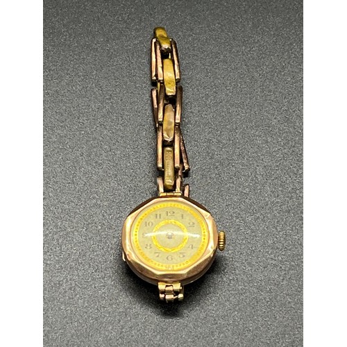 150A - 9ct gold cased ladies watch