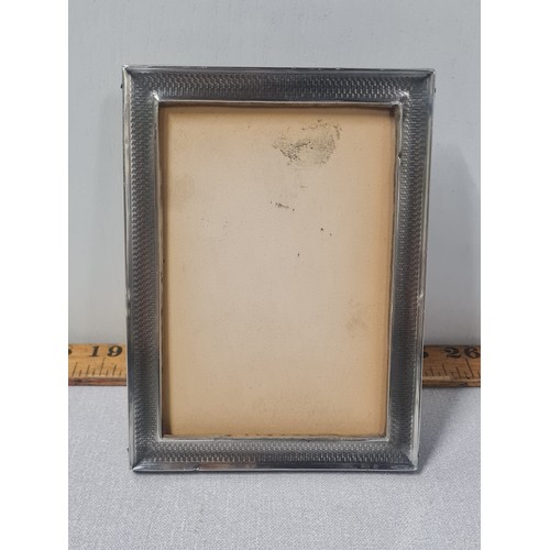 65 - silver hallmarked photo frame
16.5cm x 12cm