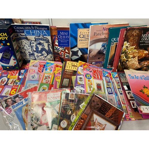 151 - Selection of crafting books and magazines.