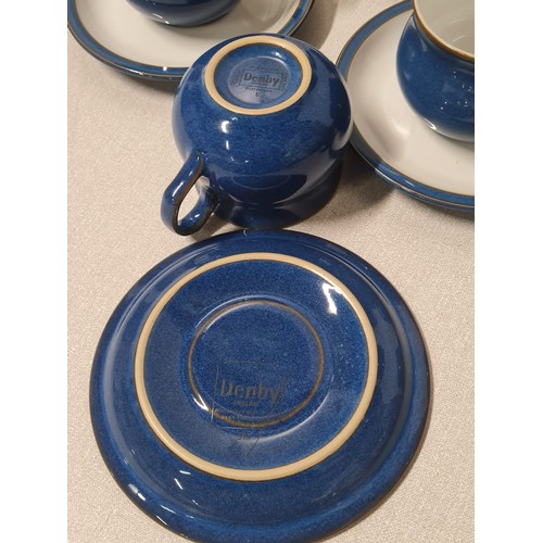 16 piece Denby tea set.