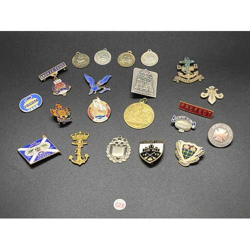 31 - Collection of enamelled badges and medallions etc.