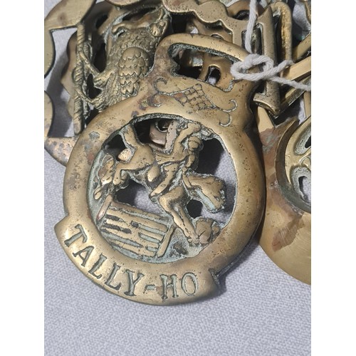 54 - Qty of 50 horse brasses.