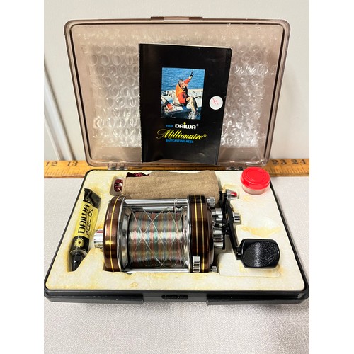 45 - diawa millionaire fishing reel in original box