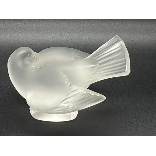 49 - early Lalique glass signed bird