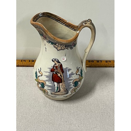 69 - scottish pottery bonnie prince charlie jug.
20cm h