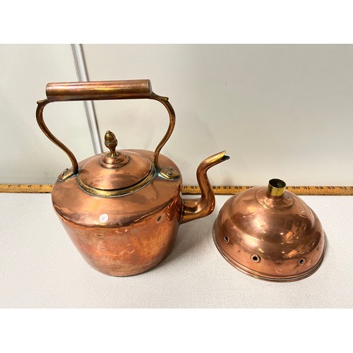 74 - copper kettle & wash dolly