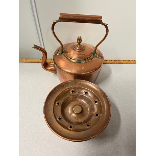 74 - copper kettle & wash dolly