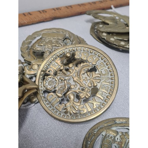 54 - Qty of 50 horse brasses.