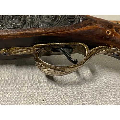 204 - Ornamental antique style wall pistol.