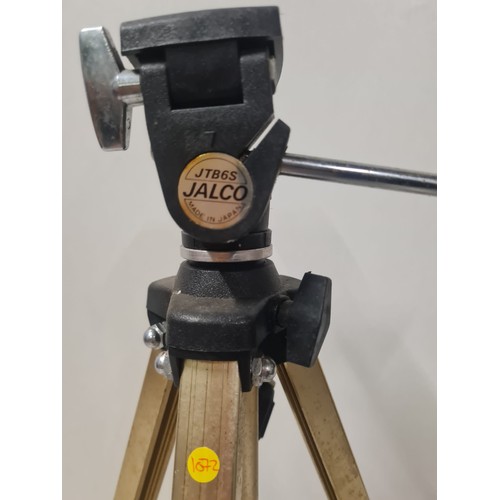 265 - Shooting stick seat & Jalco camera stand.