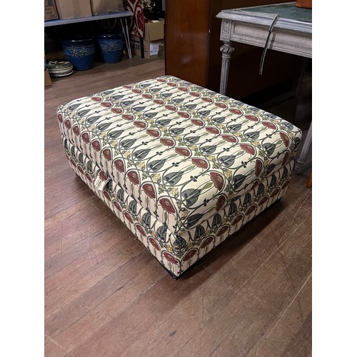 210 - large good quality upholstered pouffe with storage
90cm x 75cm