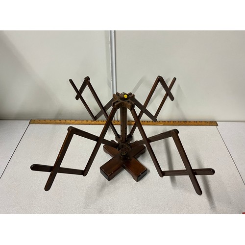 240 - vintage wooden wool winder
33cm H