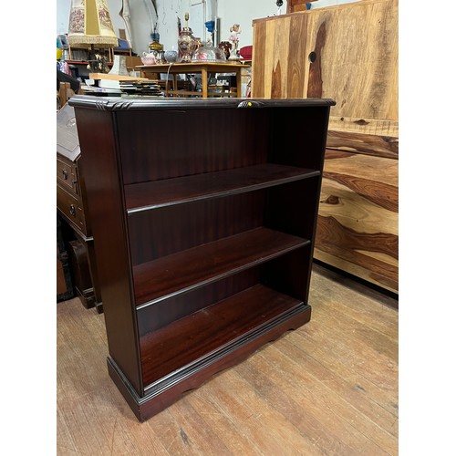 58 - Stag bookcase.
91cm W x 28cm D x 104cm H