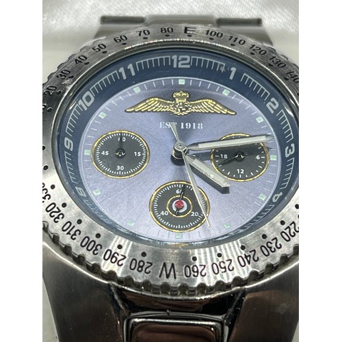 26 - boxed royal airforce watch by bradford exchange